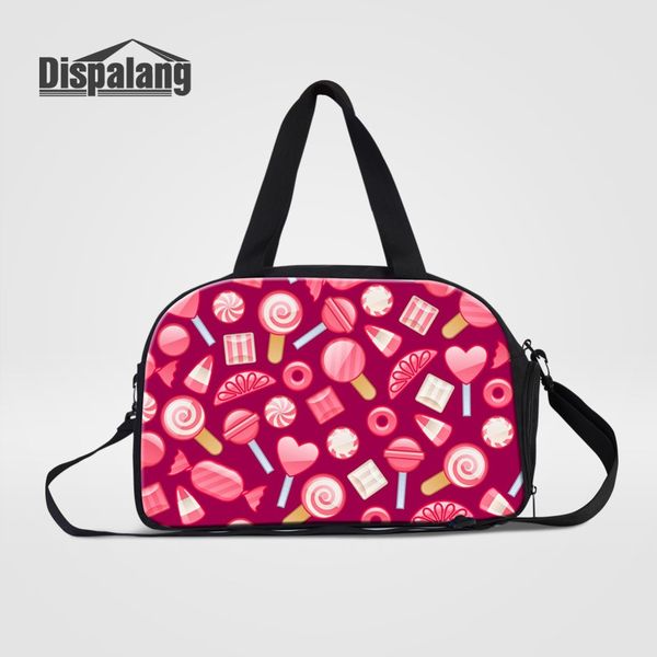 

women canvas travel bags girls hand luggage duffle bag candy designer crossbody weekender bags women's multifunctional overnight