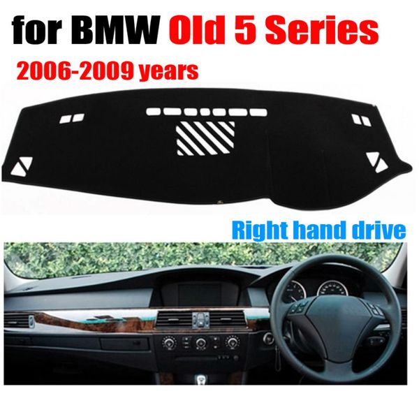 

rkac car dashboard covers mat for old 5 series 2006-2009 years right hand drive dashmat pad dash auto dashboard accessories