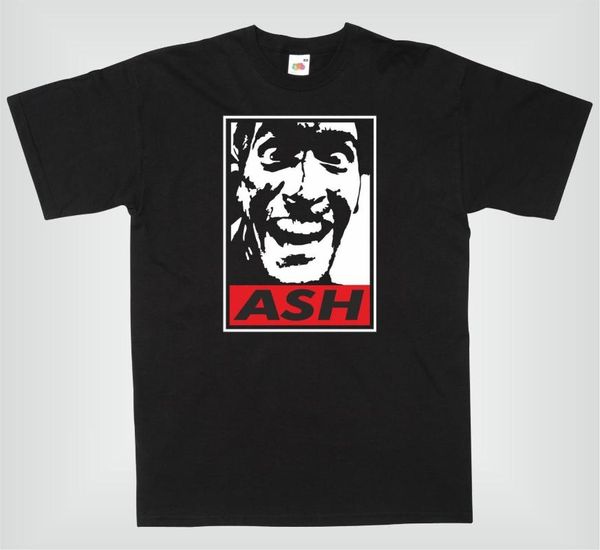 

men's t-shirts ash vs evil dead inspired awesome funny mens t-shirt brand 2021 t shirt man cotton crew neck tee, White;black