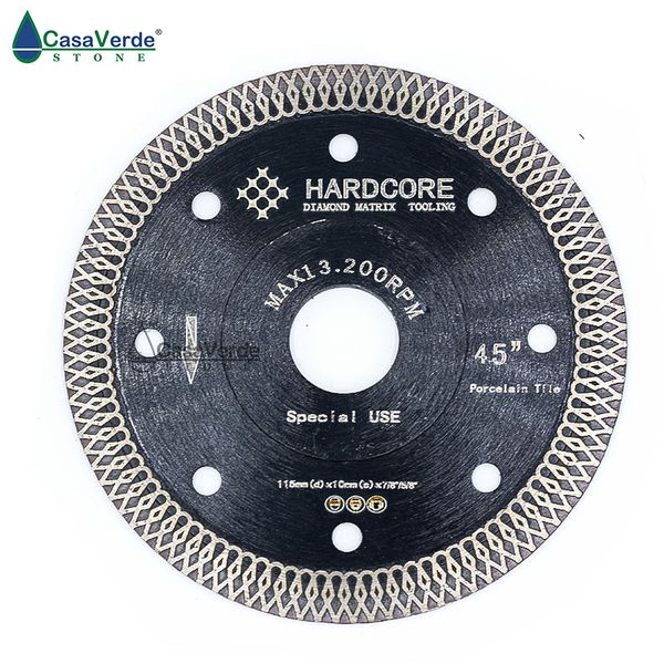 

hardcore series 115mm 4.5 inch sintered diamond circular saw blade for porcelain diamond cutting blade