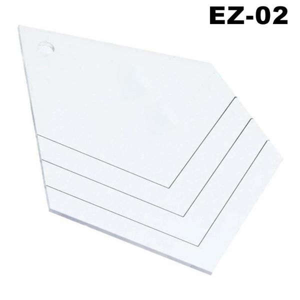 

economi лоскутное линейка с 30 градусов треугольные и алмазный прозрачный пэчворка sewing craft резки линейка diy инструменты ds99, Black