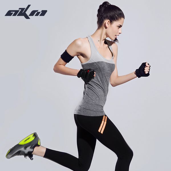 

women tank yoga vest outdoor sports vest fitness running slim tanks camisole tank shirt, Black;blue