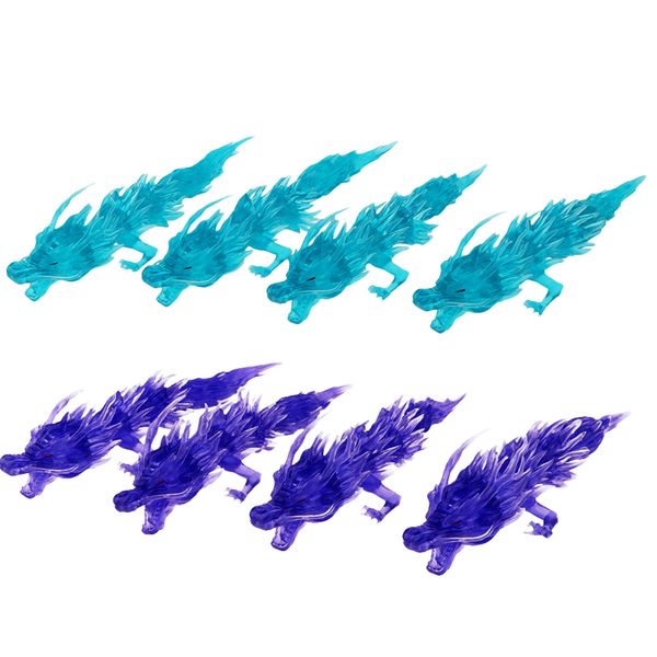 

8 pieces dragon effects for action figure saint seiya myth cloth accessories