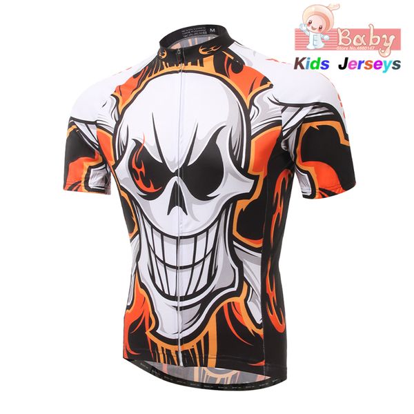 

kids 2020 short sleeve cycling jerseys mtb boys mountain bike clothing motocross jersey downhil mountain bike dh shirts summer, Black;red