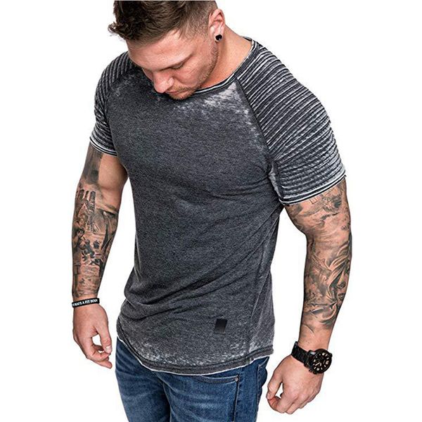 

summer men workout tee plus size 3xl retro slim fit cotton t-shirts fashion short sleeve fitness bodybuilding shirt for men, White;black