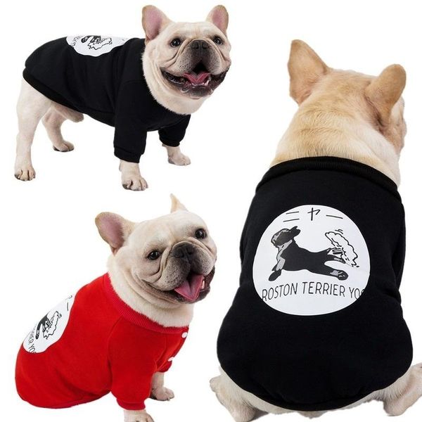

autumn and winter new pet dog clothes clothing french bulldog