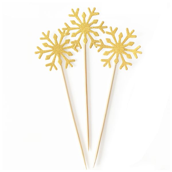 

12 pcs cute snowflake cupcake ers glitter cake er picks for christmas birthday party baby shower wedding cake decoratio