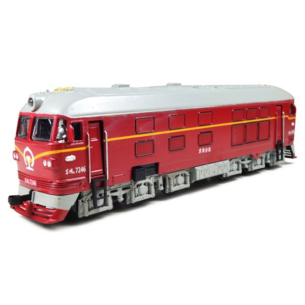 

1:87 simulated alloy train locomotive model pull back vehicle toy with sounds and lights for diy architectural sand table decor