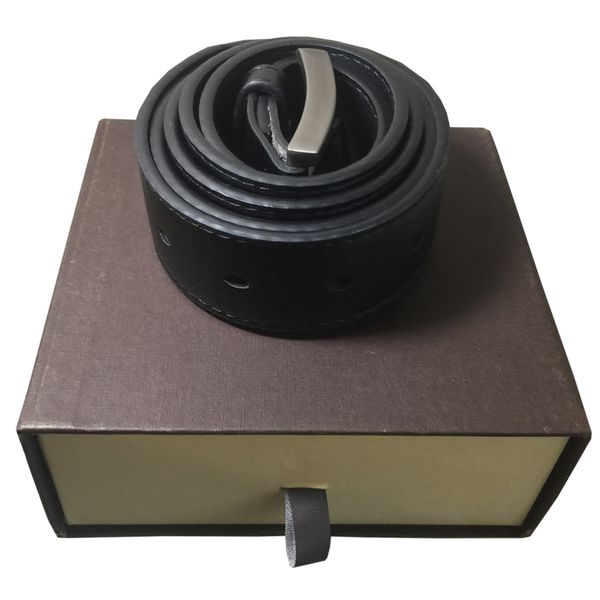 

belts mens belt fashion belts men leather black business belts women big gold buckle womens classic casual ceinture with orange box 61 4859, Black;brown