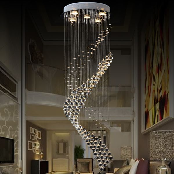 DHL 2020 Royal Crystal Loft Candelabro Vintage Estilo Europa com GU10 5 Luzes para sala de estar Bedroom Hotel Lobby Restaurant Corredor