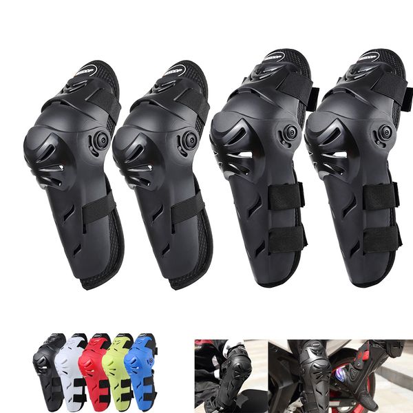 

4pc kneepad motorcycle knee pad protector sports scooter guards safety gears race brace for benelli bj600gs pulsar 200ns