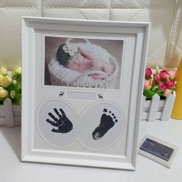 

photo frame photo frame детские новорожденный стена для изображений handprint footprint ink pad кадров kid birthday gift кадрового decor roo