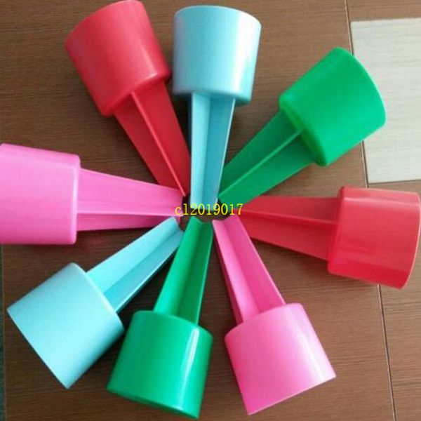 100 pcs / lote Fast shipping 20 * 10.5cm Praia Spiker Spiker Spiker Areia Cup Cup Titular Monogrammed Beach Spiker