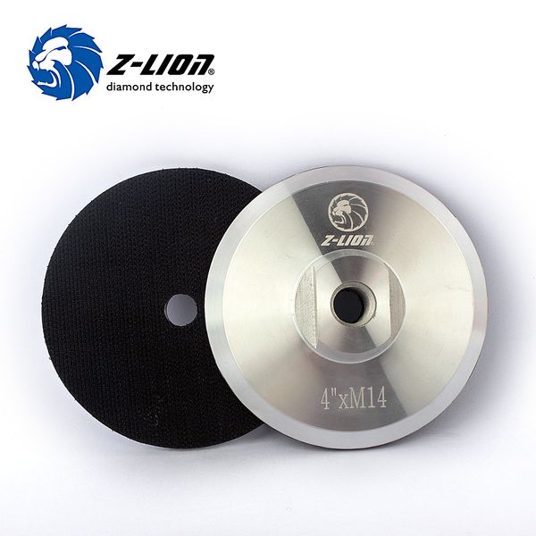 

z-lion m14 4" backer pad sanding pad 100 mm abrasive wheels polishing bonnets buffing tools metal backing sanding