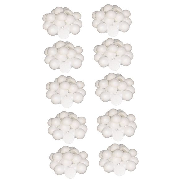 

500 pieces half round solid polystyrene foam balls for christmas craft 60mm
