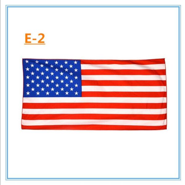 Acheter Drapeau Américain Serviette De Plage Drapeau Usa Microfibre Bain Serviettes Imprimé Rectangle Serviette De Bain Enfants Beach Cover Wraps