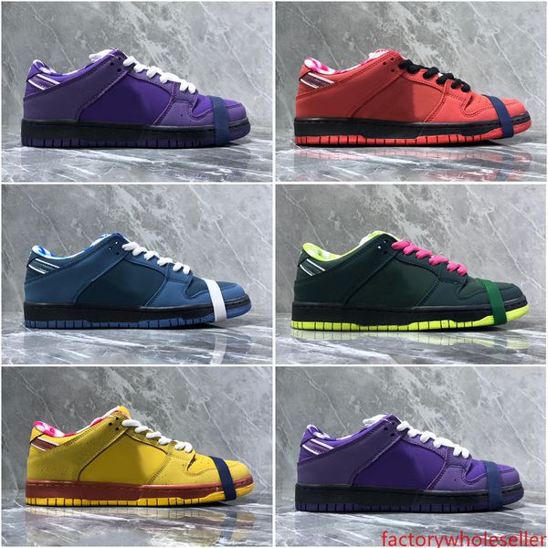 

blue purple red yellow green lobster designer sports running shoes concepts x sb dunk low skateboard men women casual shoes sneakers 36-45