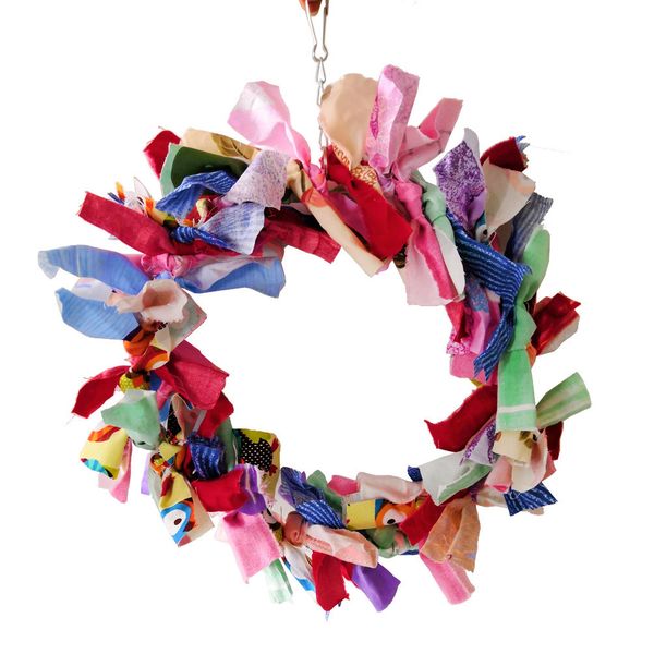 

tuba cloth rings bird gnawing toys parrot swing parrot toys 166g