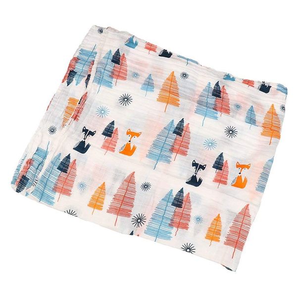 

cotton lange new born swaddle blanket sleeping bag 110 cm x 110 cm