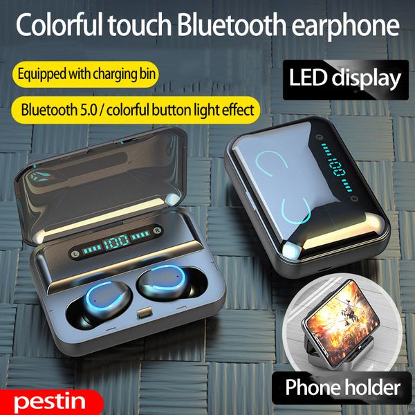 

TWS Bluetooth наушники беспроводные наушники LED дисплей питания беспроводные наушники