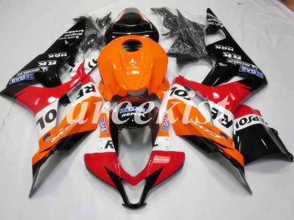 

4 бесплатных подарки нового abs полных обтекатели комплекты подходят для honda cbr600rr f5 2007 2008 07 08 кузовного набор пользовательских