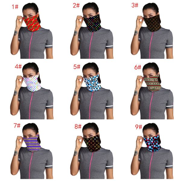 

new women printed face masks fashion face mask quick-dry masks sports scarves printed face masks, Blue;gray