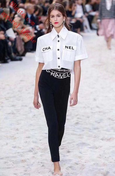 

2019 women ca ual hort leeve loo e blou e lapel white hirt turn down pocket collar regular woman clothing