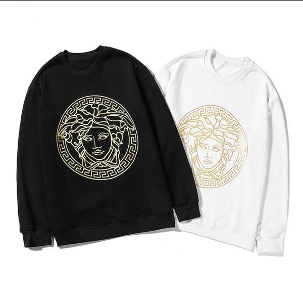 

mens versace mens конструктора оптовой продажи высокого качества нового париж мода свитер мужчины свитер спортивной вышивка guccy мужчина св, Black