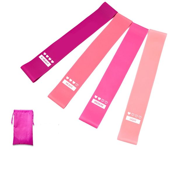 

4pcs pull with natural latex yoga fitness training with resistance with gradient pull ring