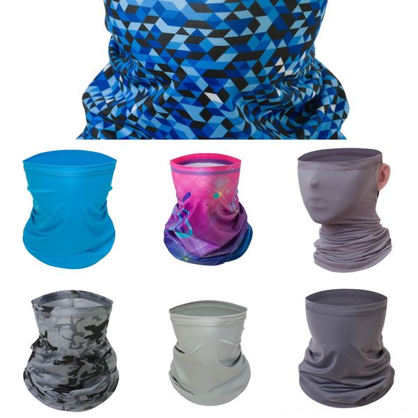 

fqkok new 3d sport neck skull bicycle fishing face bandana shield scarf mask headband bandanas headwear ring scarf bicycle balaclava, Black