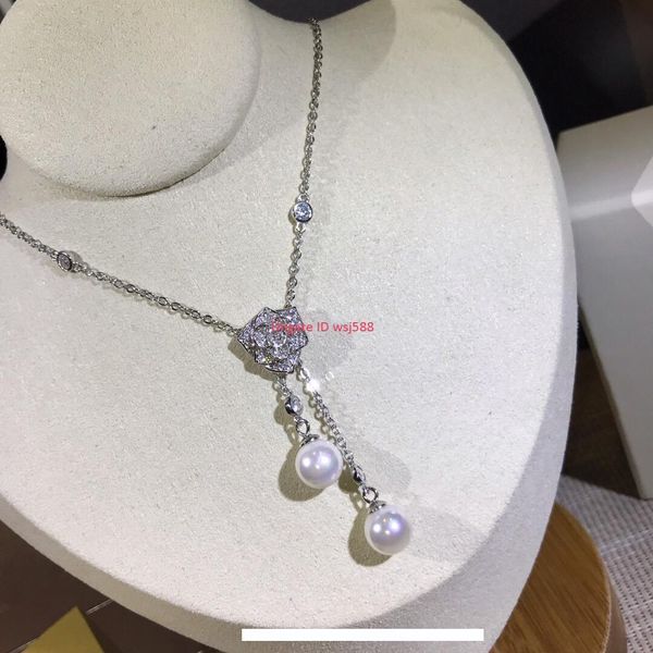 

women's rings casual party rings for women made from high-end materials rose chain pearl decorative necklace