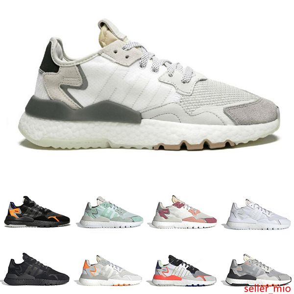 

nite jogger running shoes for men women 3m reflective triple black white grey pack trace pink mens trainer sports sneakers runner