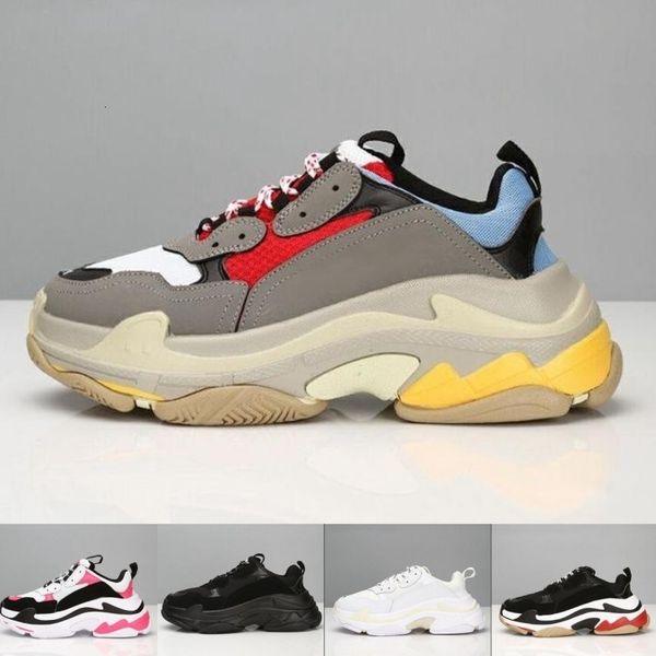 

chaussures paris 17fw triple-s shoes luxury dad shoes bl triple s 17fw sneakers for men women vintage kanye west old grandpa trainer outdoor