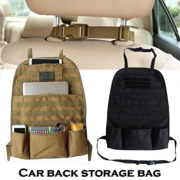 

camouflage storage bag car seat back pocket storage bag brown black