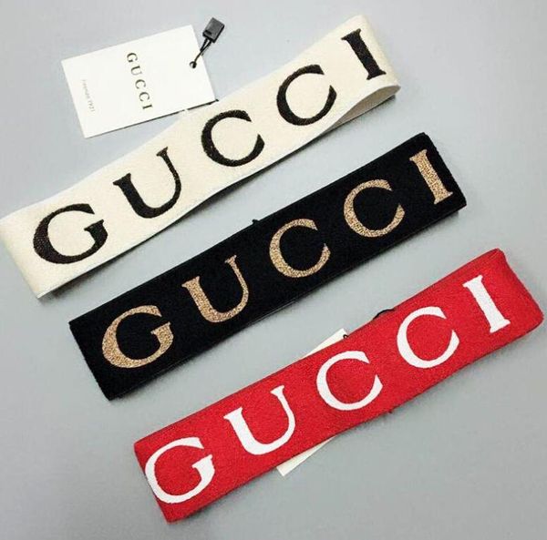 

designer elastic headband for women and men green and red striped hair bands head scarf for children headwraps gifts, Silver