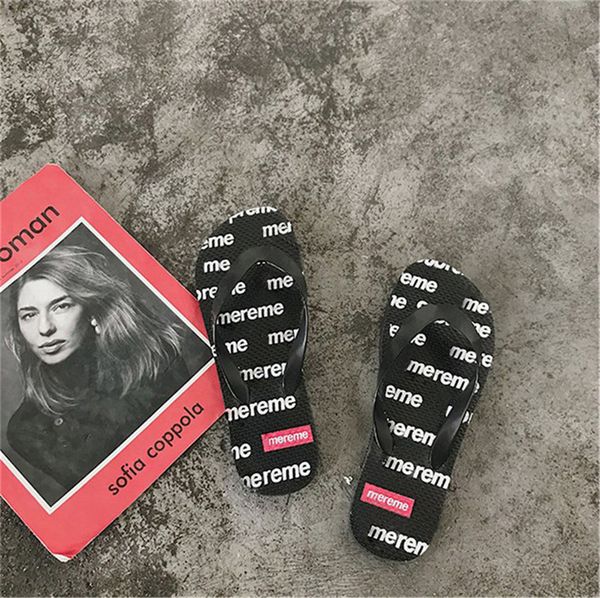 

box designer slippers 2020 slides mens flip flops summer fashion flip flop beach causal slipper rubber slide with shoes length, Black