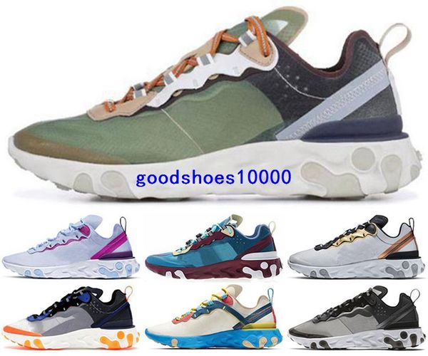

2020 React Element 55 87 обувь мужчины кроссовки размер США 5 12 кроссовки для бега женщины eur 46 мужской запас x спорт без шнуровки мода под прикрытием белый