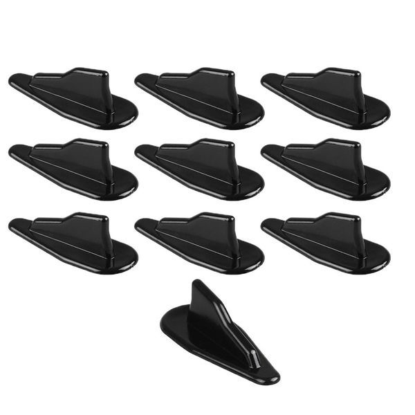 

10 pieces air vortex evo style shark fin tail decoration for cars roof