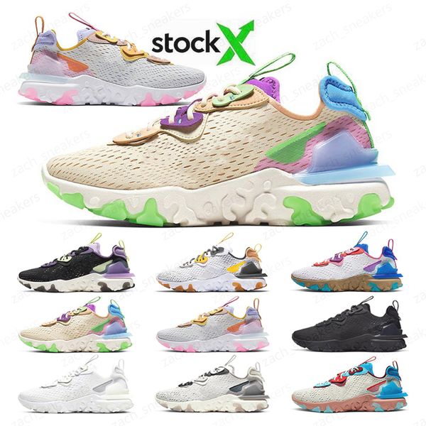 

2020 разводят реагировать видения обувь реагировать element 55 87 кроссовки пастель оттенки черный радужные тройной белый игры royal дышащий