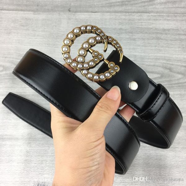 

belt designer belts womens belts designer belt luxury belt leather business belts womens big gold buckle dfe 105-115cm2 la63 hj50, Black;brown