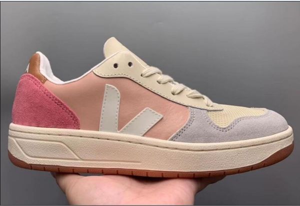 

2020wholesale TOP моды VEJA ESPLAR кроссовки из натуральной кожи ворсинок Дерма Повседневная обувь MensWomen Luxury Суперзвезда тренер xshfbcl