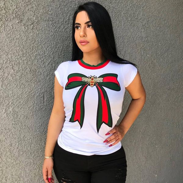 

M lim fit t blood cla ic black and white characteri tic bow print hort leeve fa hion weet half leeve factory whole ale