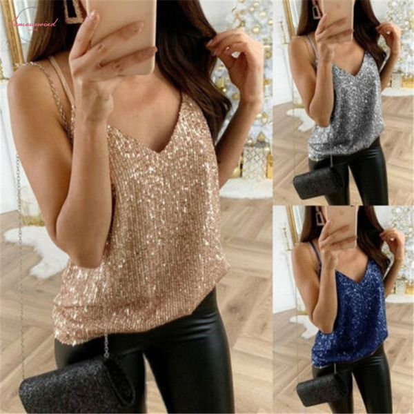 

womens summer strappy vest sleeveless shirt blouse casual loose v neck off shoulder tank large size s  l, White