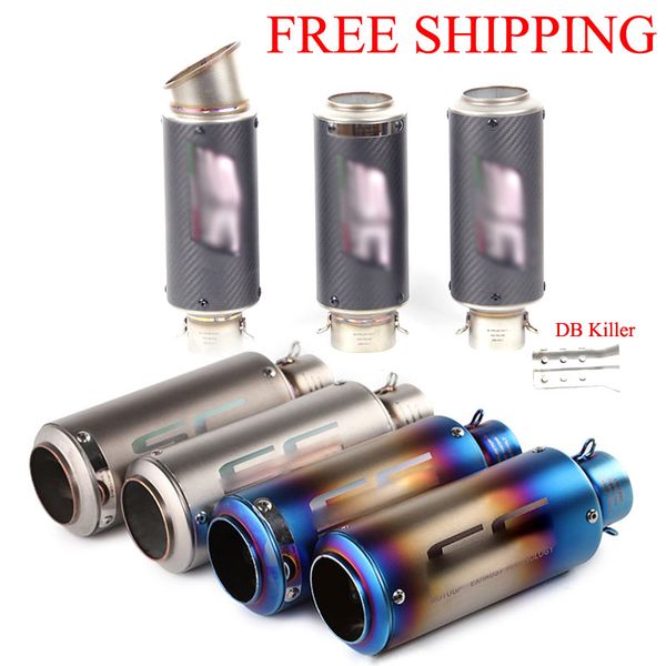 

universal motorcycle sc exhaust muffler-project sport racing muffler for benelli trk 502 r1 r3 r6 mt07 mt09