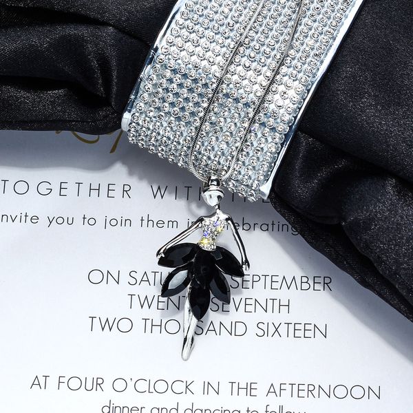 

мода кристалл сексуального свитера ожерелье чокеры шея цепь для женщин партии танцев, Silver