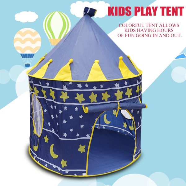 

hot kids play палатка портативный складной принц folding tent дети мальчик девочка замок cubby фея play house подарки открытый игрушки палат