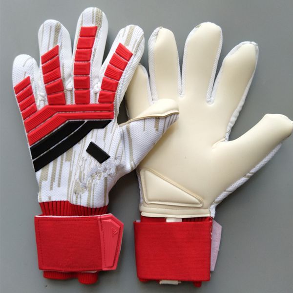 

predators pro 2.0 latex soccer professional goalkeeper gloves goalie without fingersave gk equipment wholesale supplier, Black