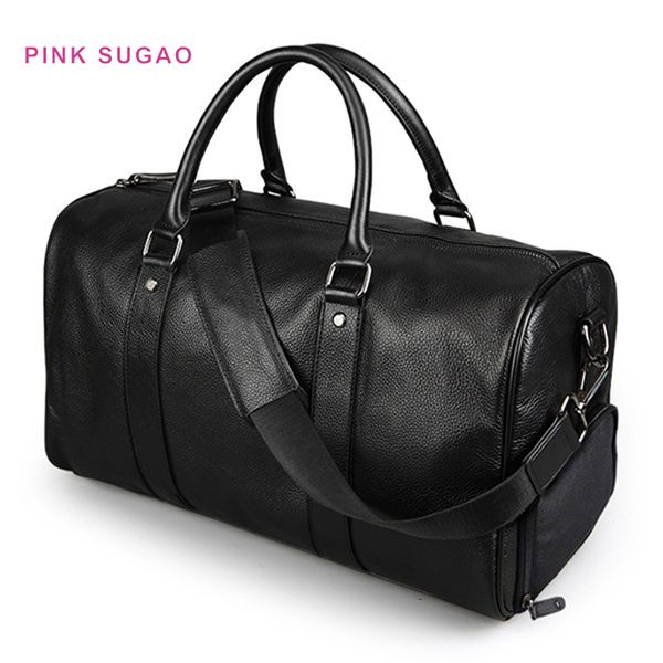 

Pink sugao designer duffel bags men and women shoulder bag outdoor travel bags new fashion crossbody bags leather handbag large capacity