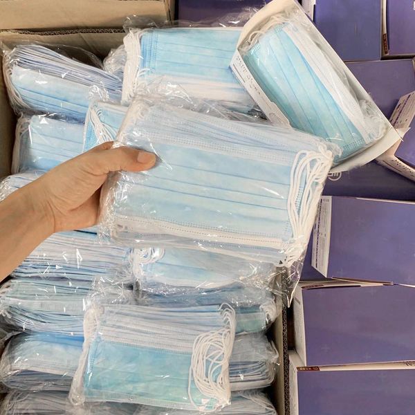

50 шт одноразовая маска быстрая доставка 3-слойная маска 50шт лицо рот маски нетканые одноразовые антипылевые meltblown одноразовые маски