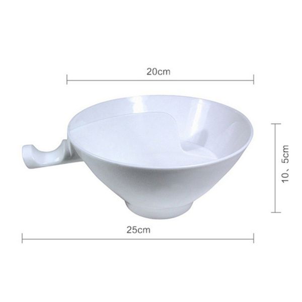 

creative handle separated bowl with home isolated snack cereal bowls